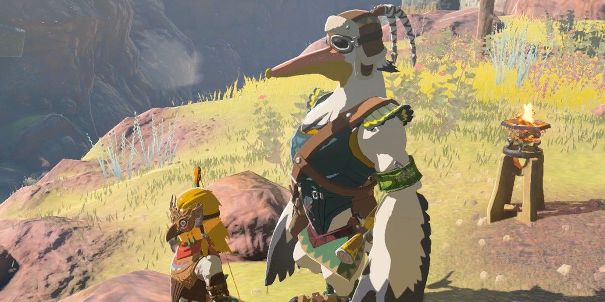 Link and Penn standing together