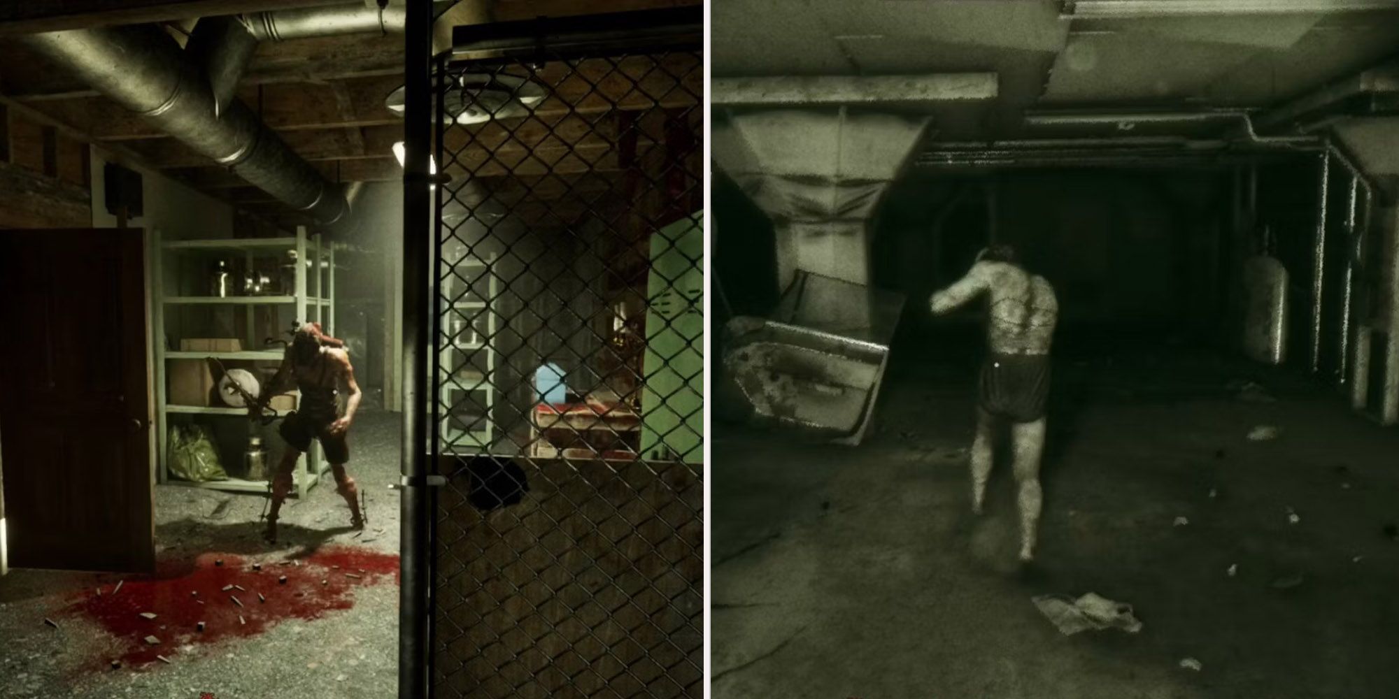 The  Outlast Trials Right: Pusher; Left: Screamer
