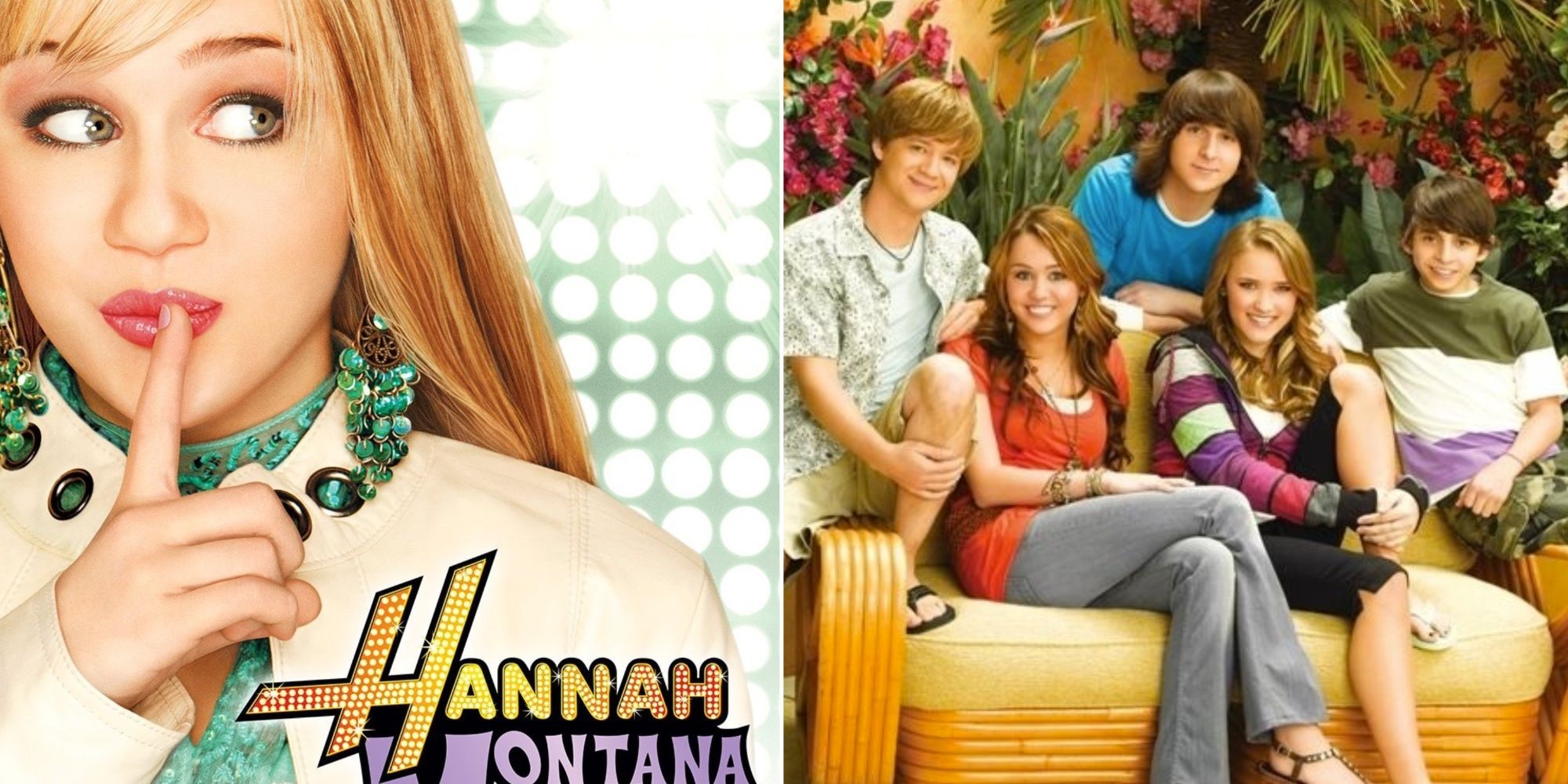 The Promo Image And Cast Of Hannah Montana