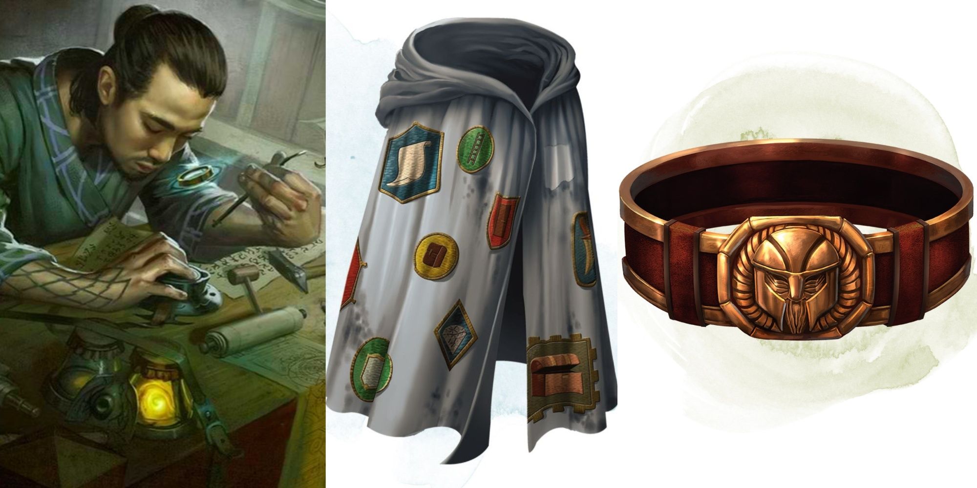 title image best magical items for artificers artificer featured image from D&D Beyond Robe of Useful Items Belt of Dwarven Strength-1