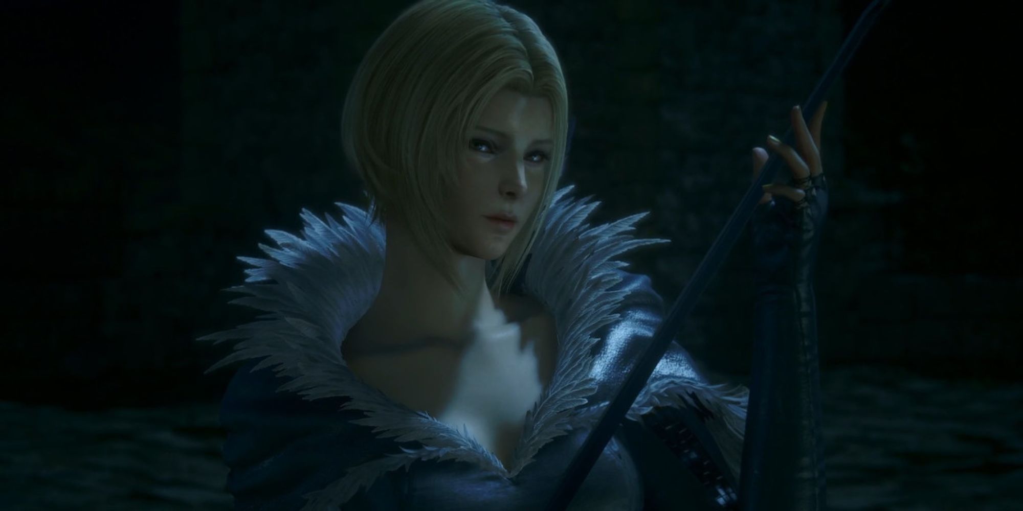 Final Fantasy 16 screenshot of Benedikta Harmon