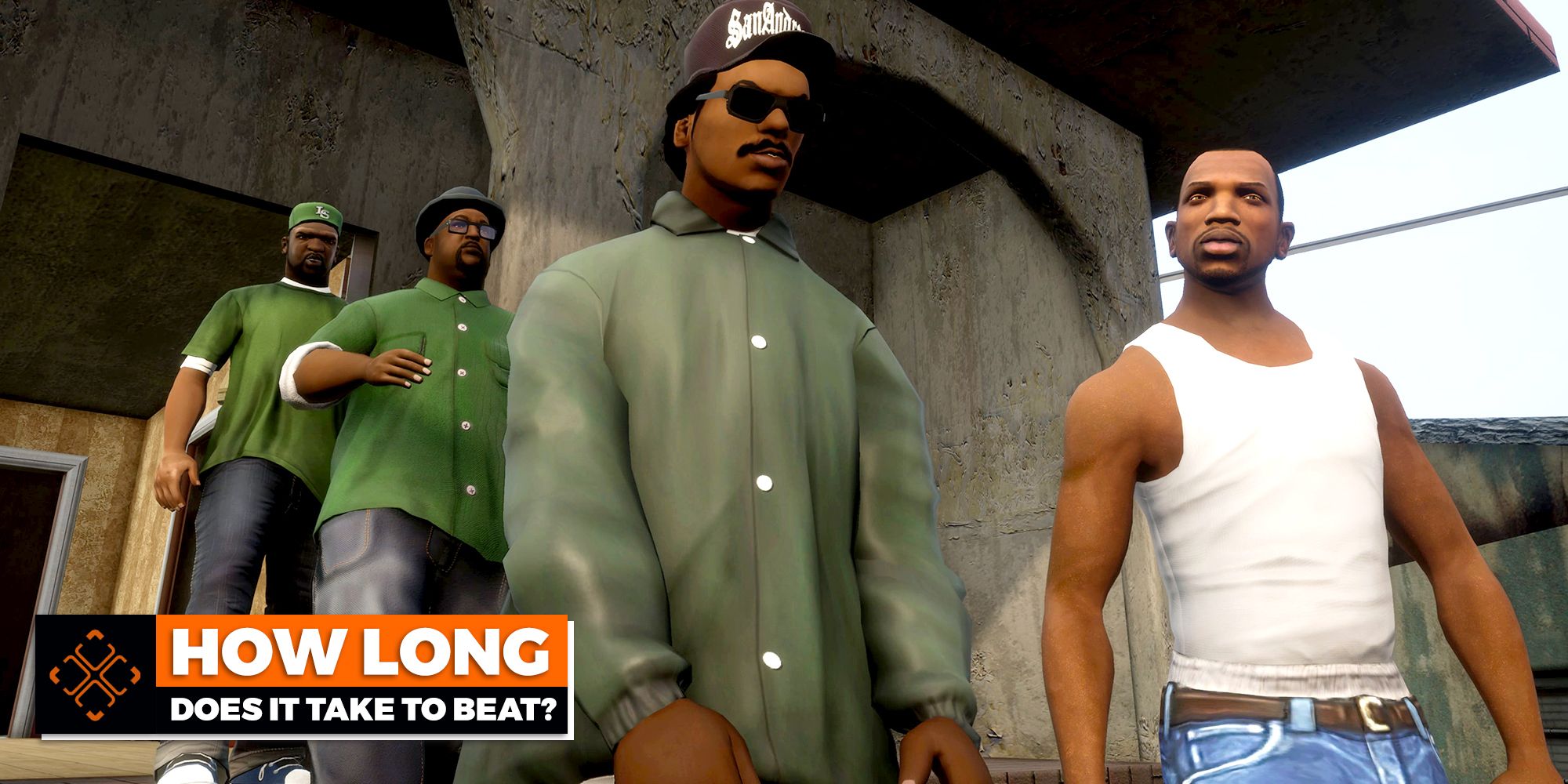 Game screen from Grand Theft Auto San Andreas.