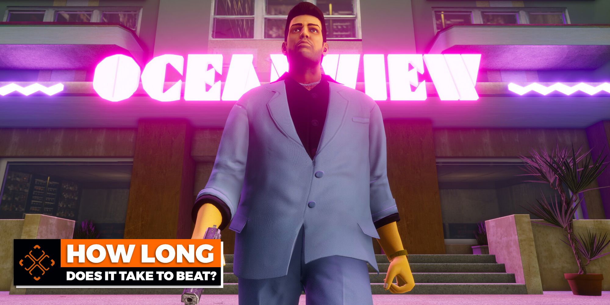 Game screen from Grand Theft Auto Vice City.