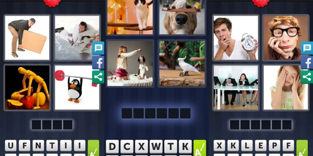 4 Pics 1 Word mobile word puzzle game