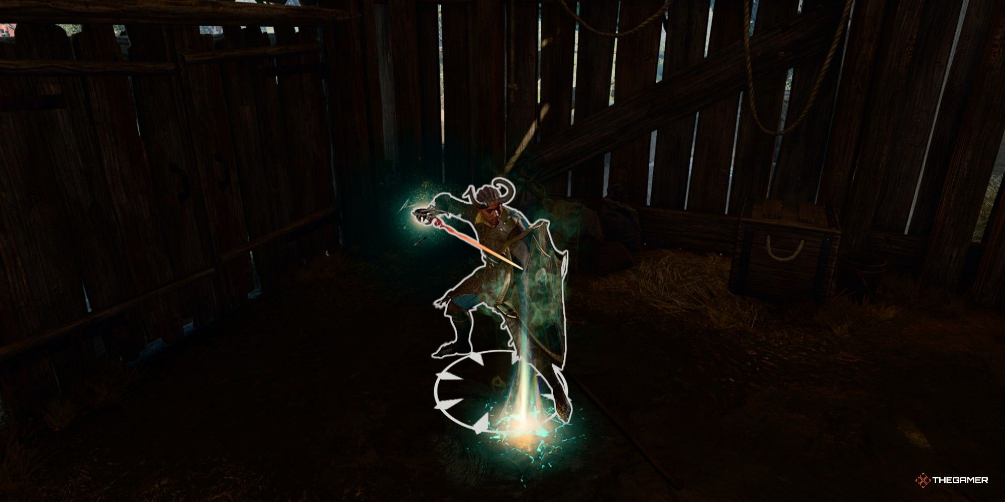 Baldur's Gate 3 Wyll With Magic Items