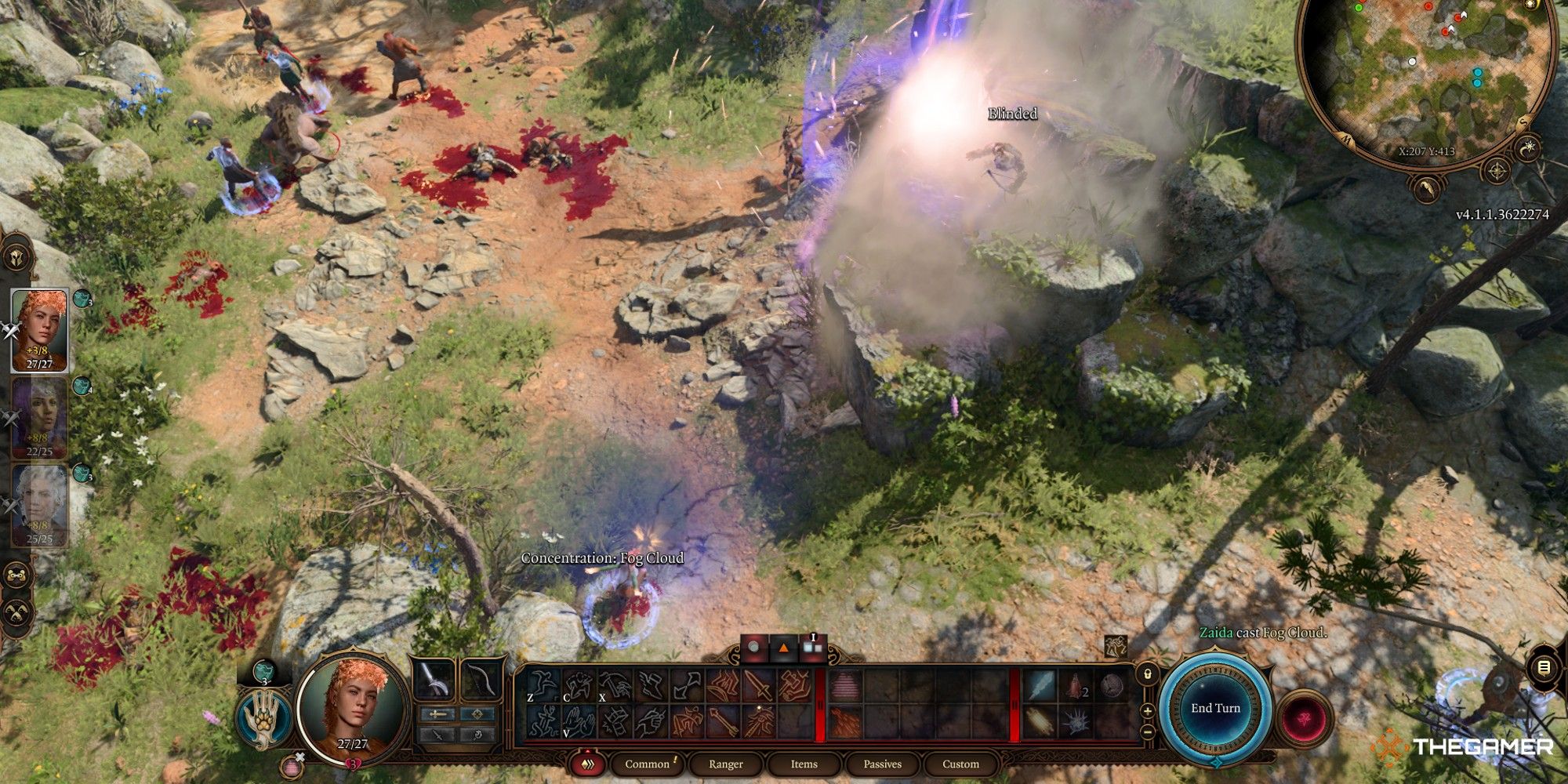 Baldur's Gate 3 Ranger Using Fog Cloud