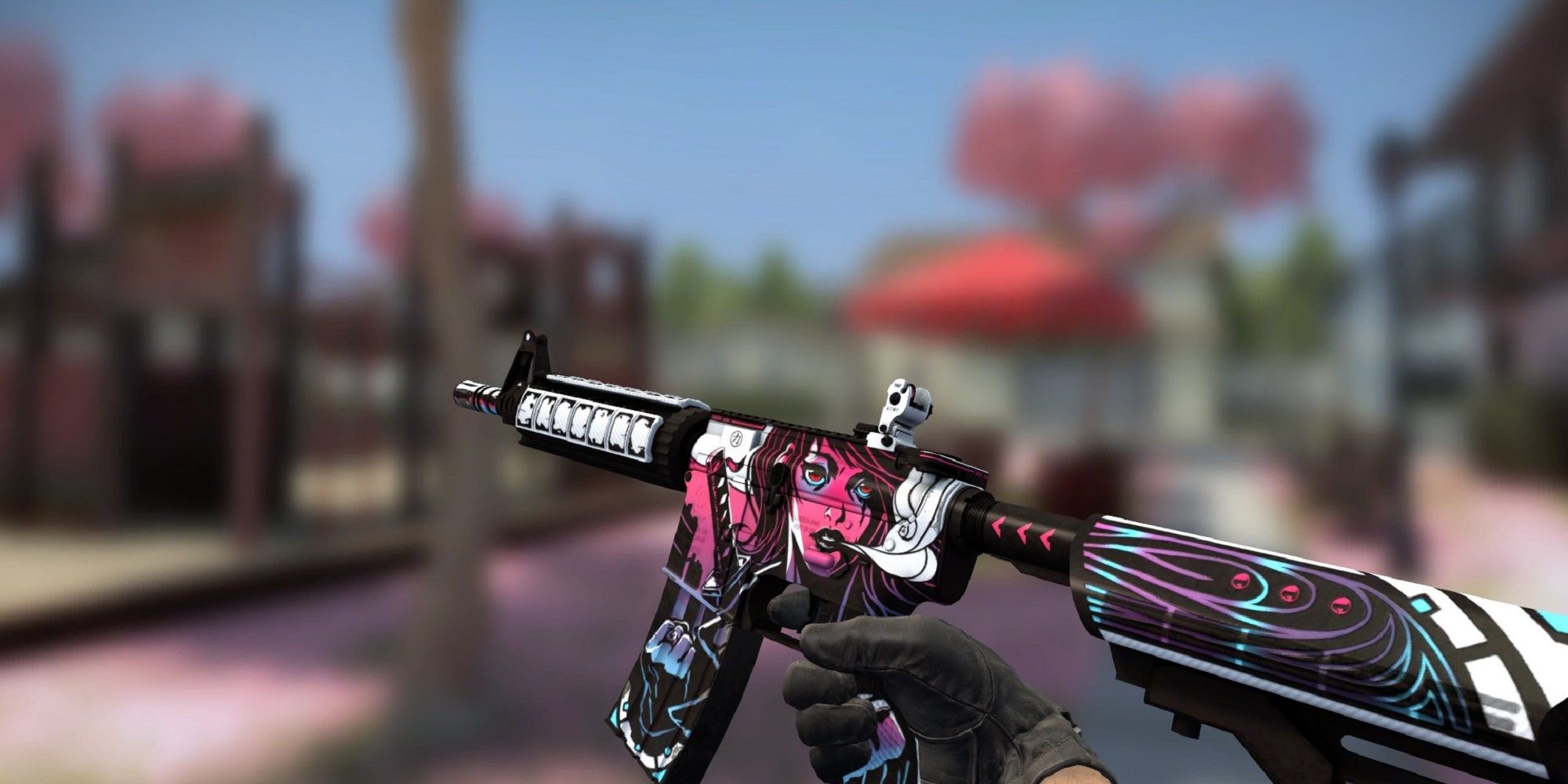 An image of M4A4 Neo-Noir in CSGO