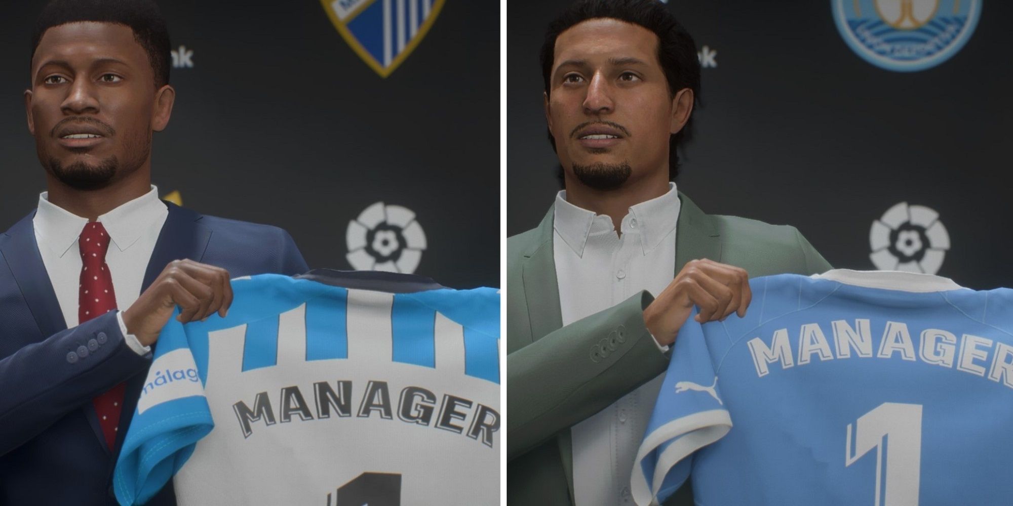 An image of Malaga and UD Ibiza in FIFA 23