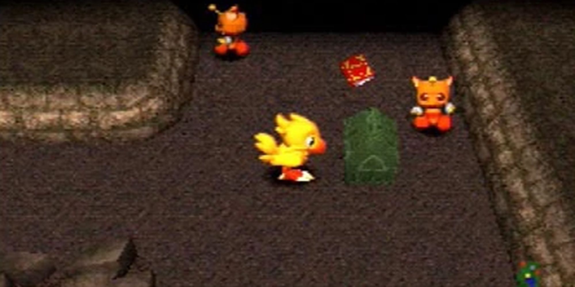 chocobo in a dungeon