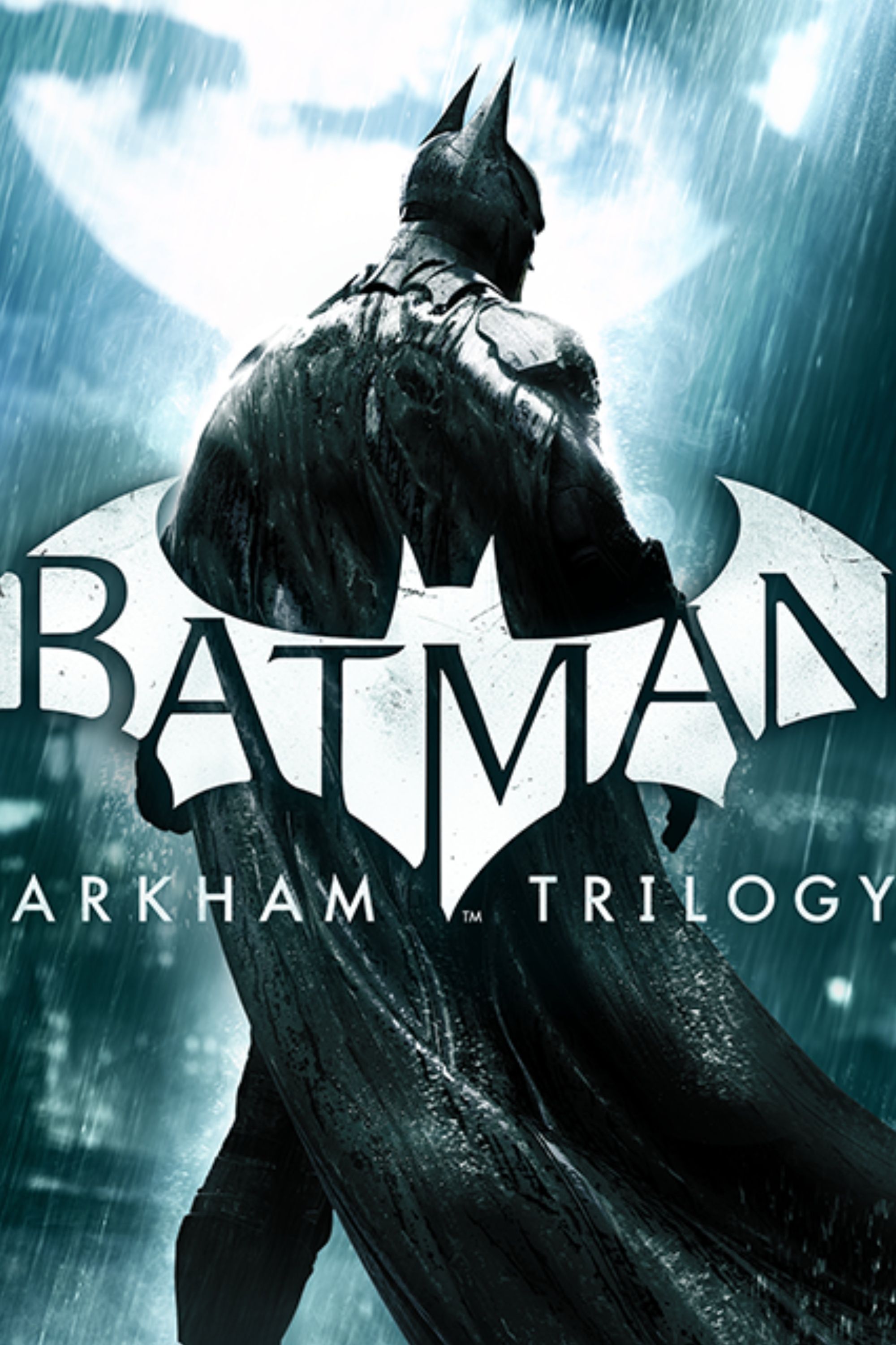 batman arkham trilogy cover art