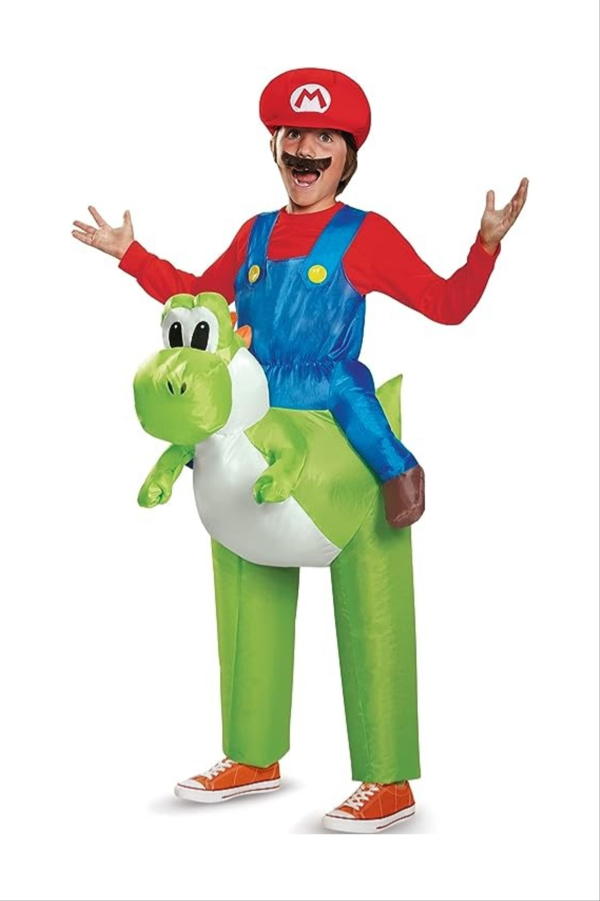 Inflatable Mario Riding Yoshi Costume