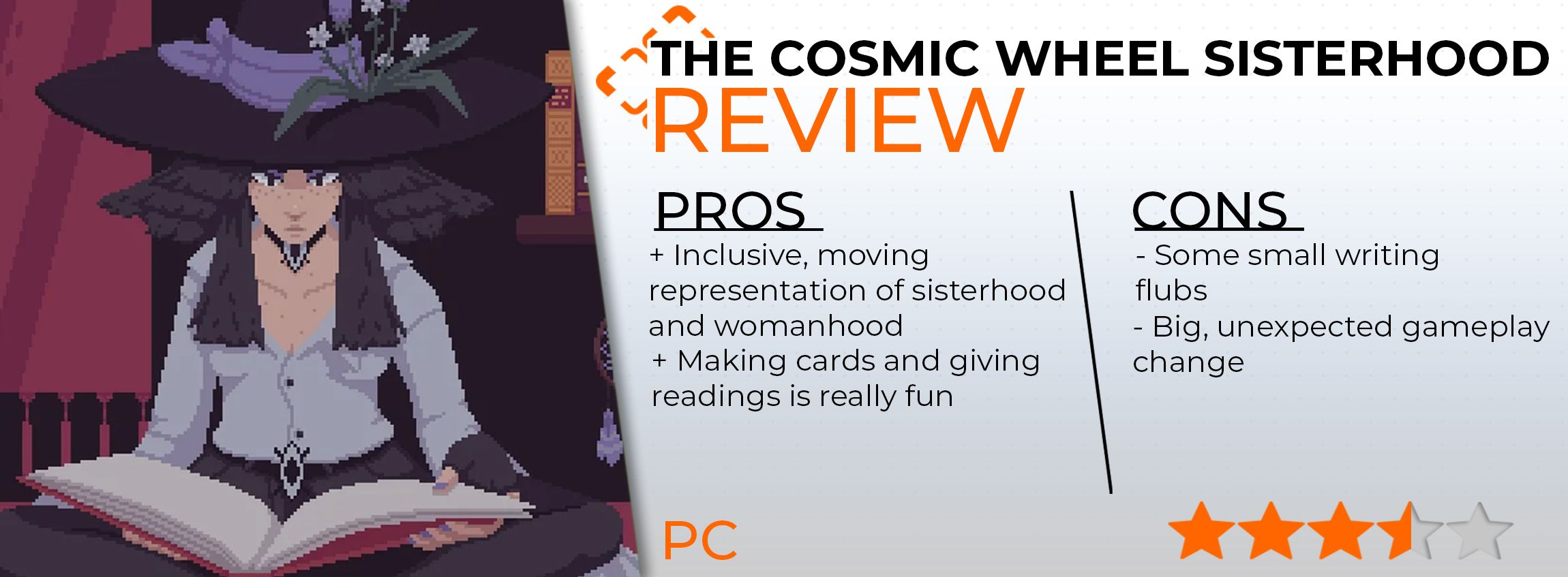 Cosmic Wheel Sisterhood review card