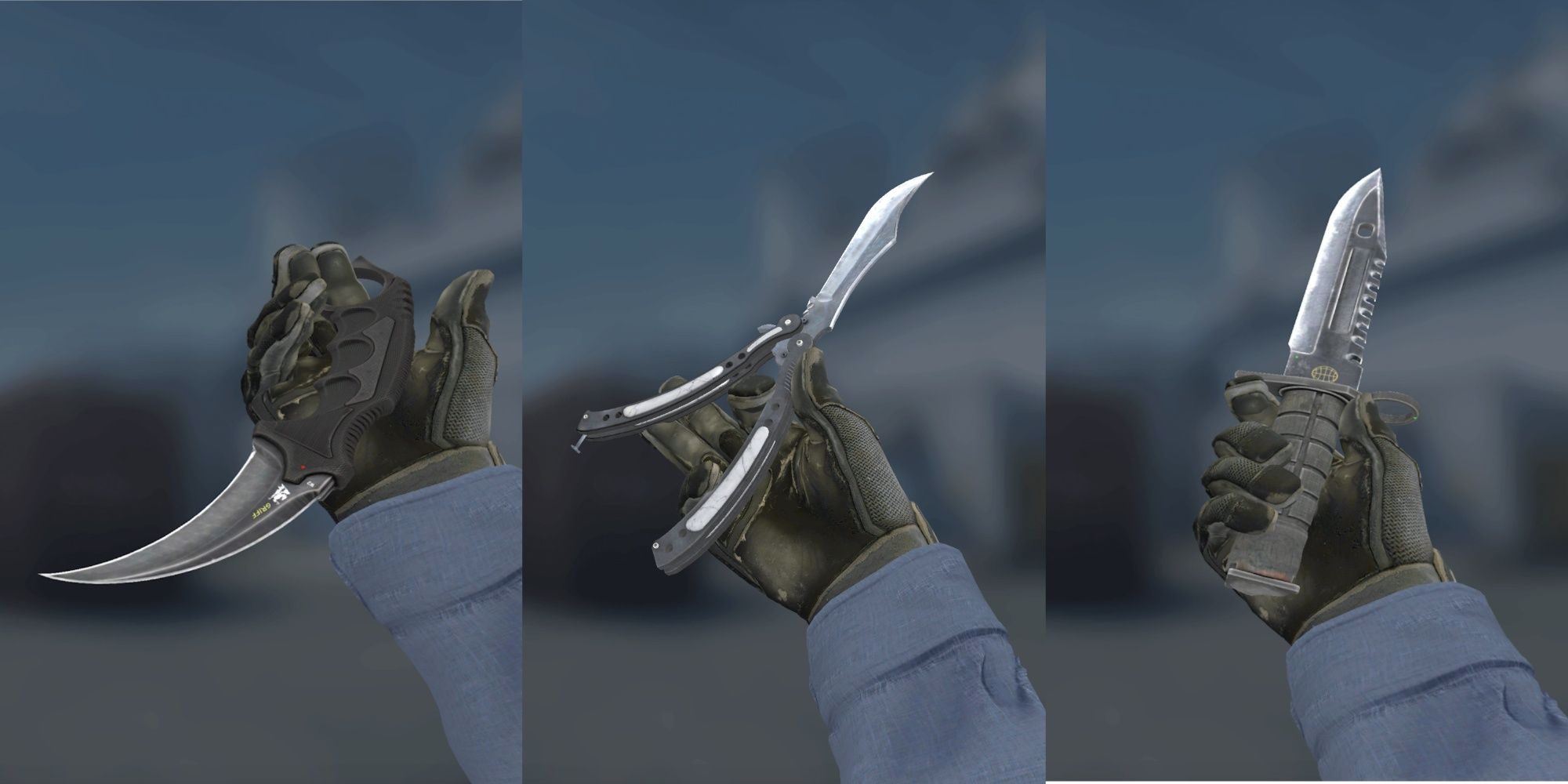 CSGO - 10 Best Knives v2 featuring the Karambit, Butterfly Knife, and M9 Bayonet