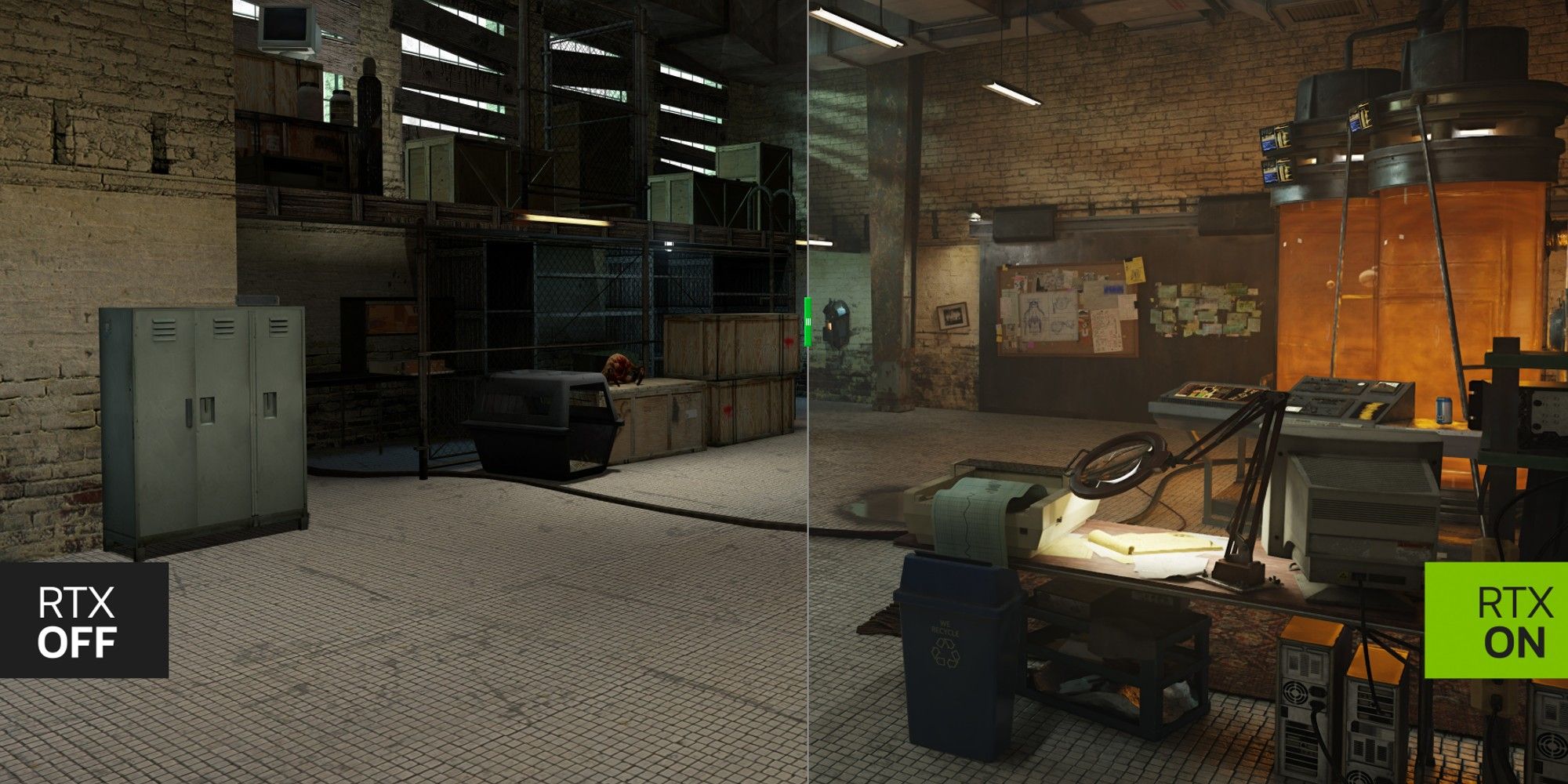 Dr Kleiner's Lab in Half-Life 2 and HL2 RTX