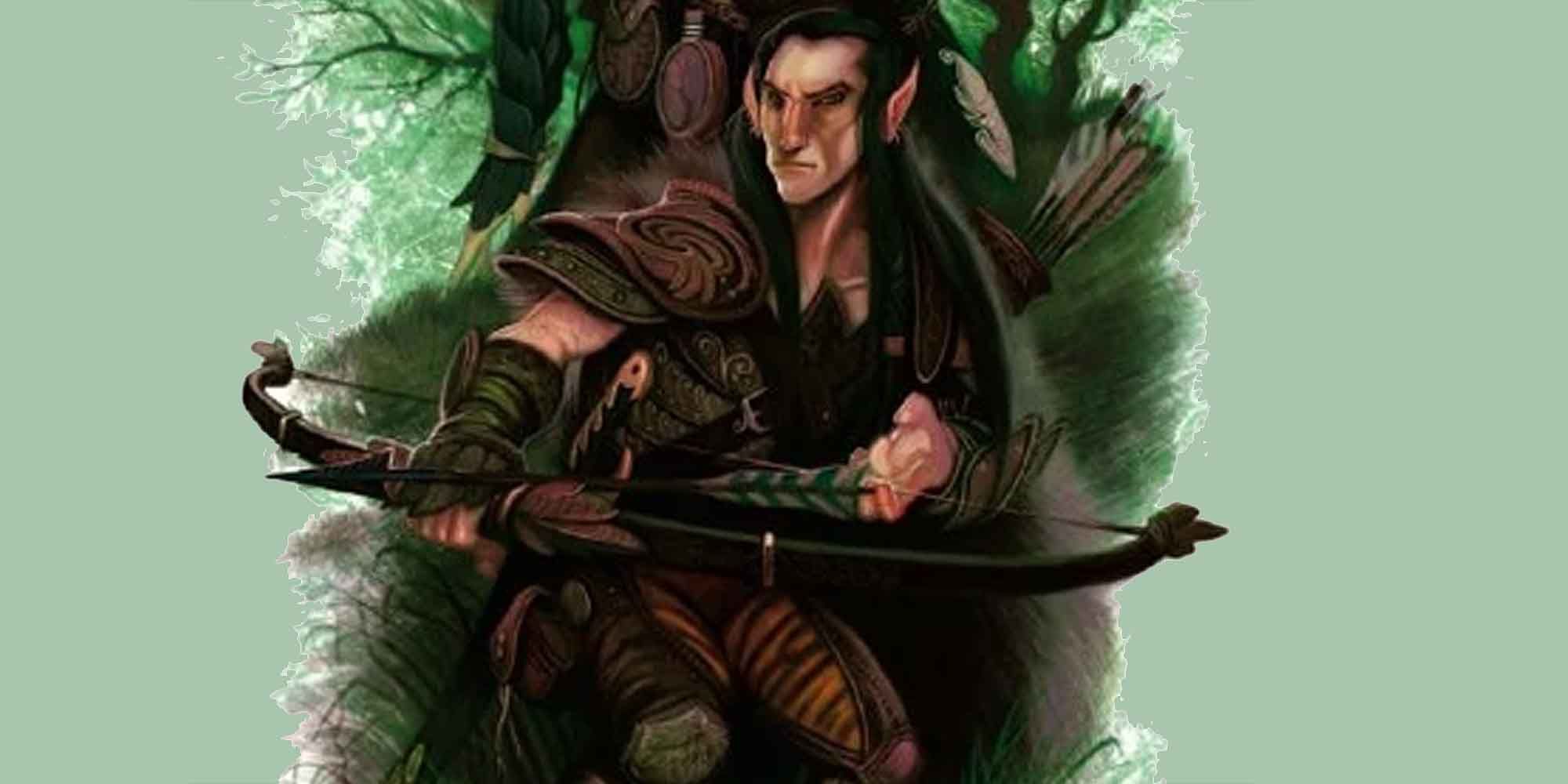 Elf Archer in the Dungeons and Dragons setting