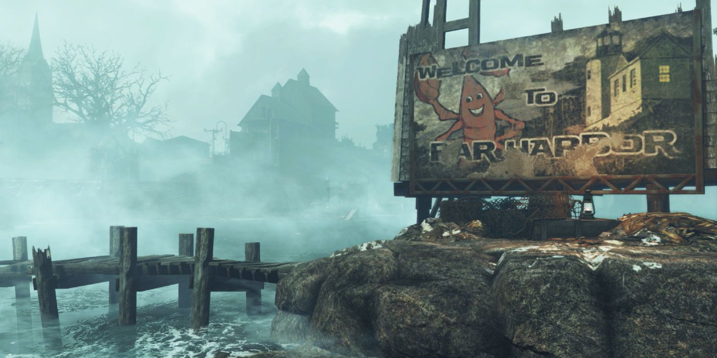 Far Harbor sign in Fallout 4