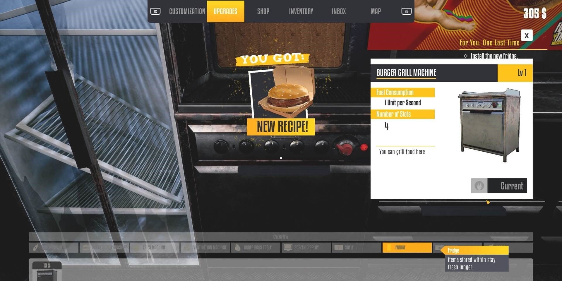Food Truck Simulator Recipe Unlocked screen 