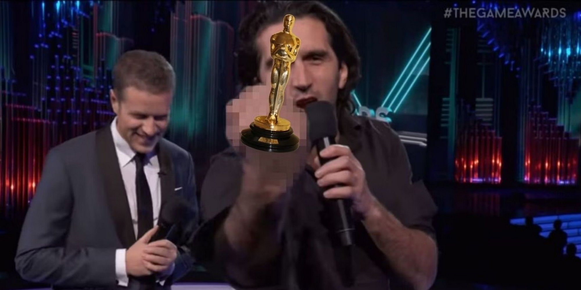 game awards speech sensored with an oscar it takes two easter eggs