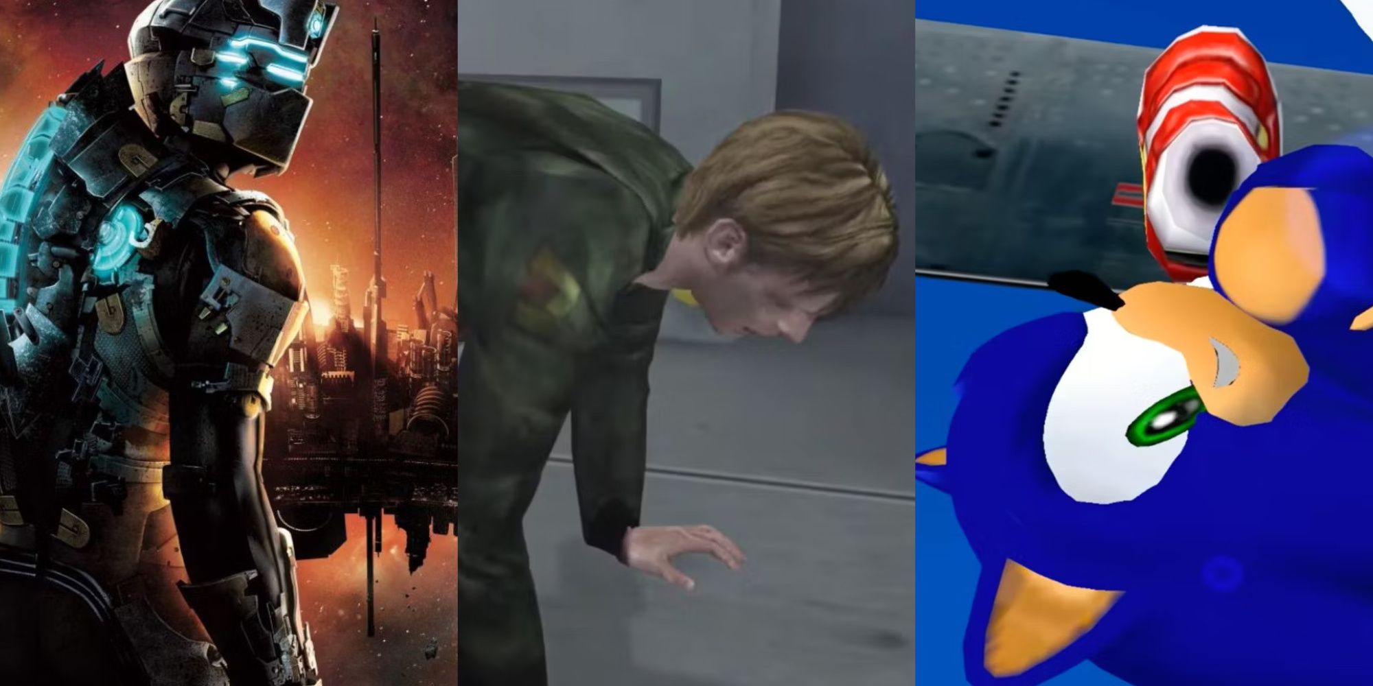 Games That Deserved Better Sequels split image of dead space, silent hill, and sonic