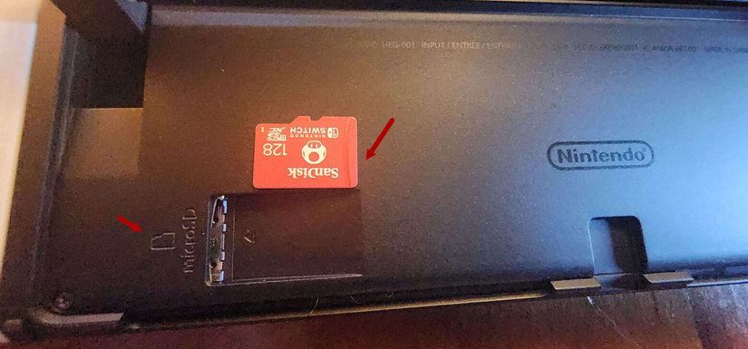 Where To Put Memory Card In Nintendo Switch How To Insert A Micro
