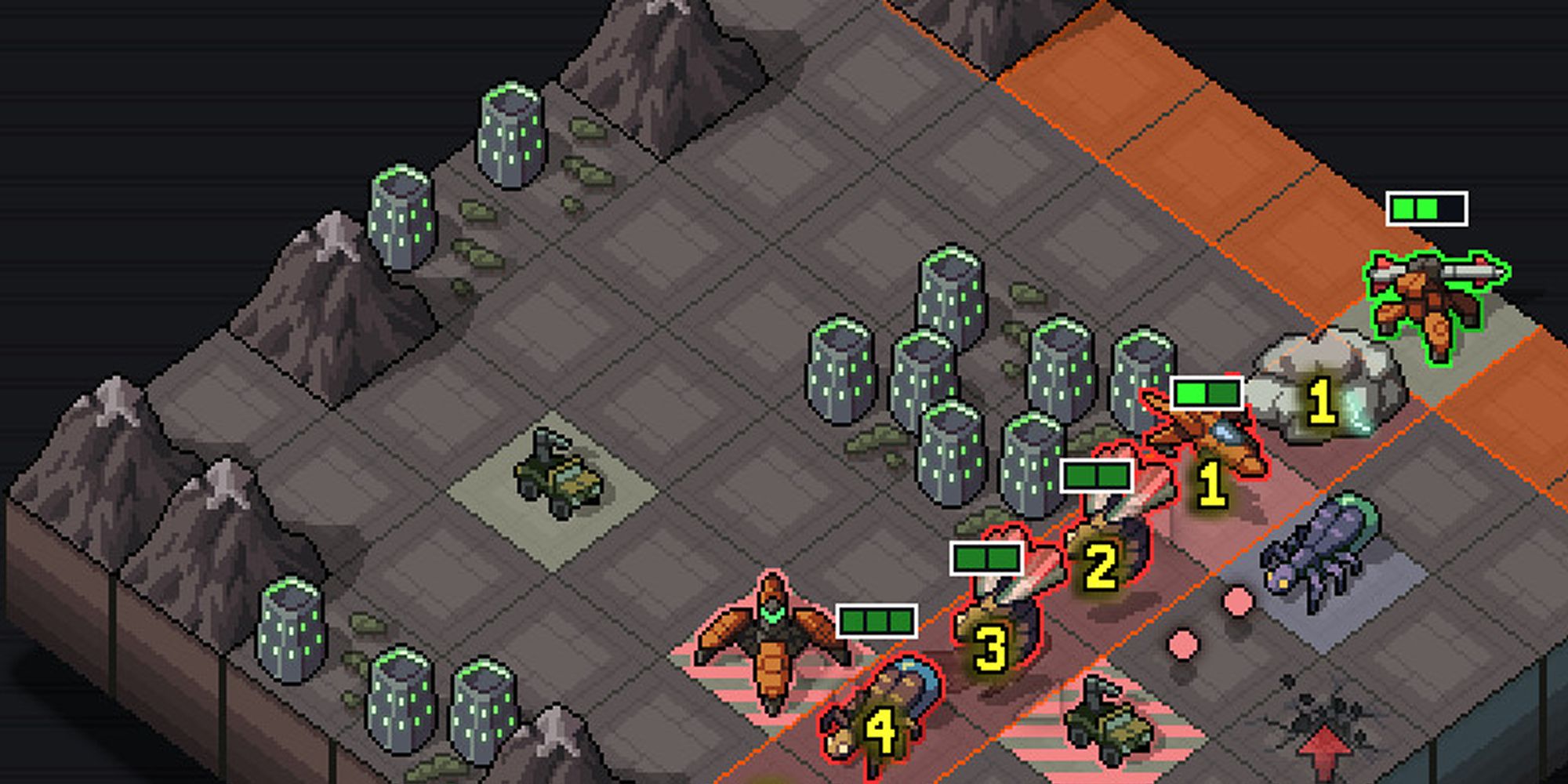 Into The Breach On Steam Aliens And Robots Lined Up