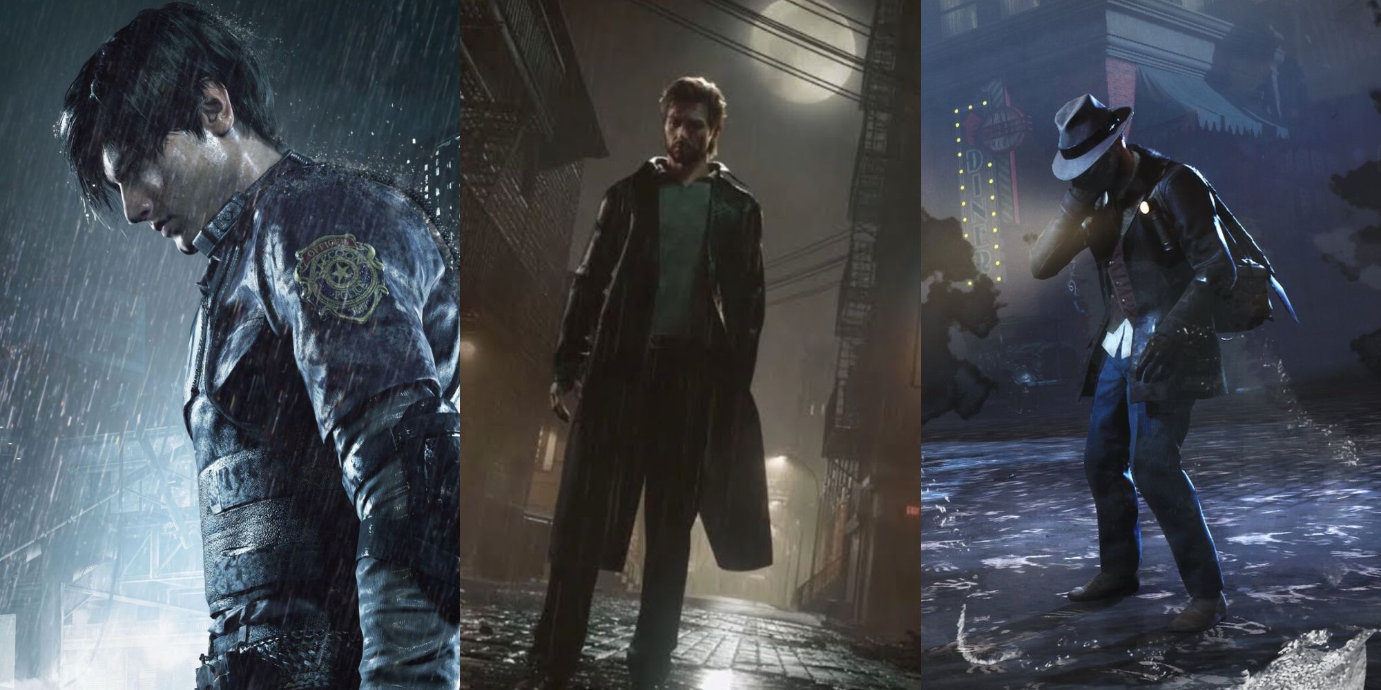 Leon From Resident Evil 2 - Sebastian Evil Within - Charles Reed The Sinking City