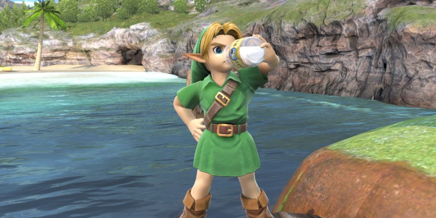 Link drinking lon lon milk