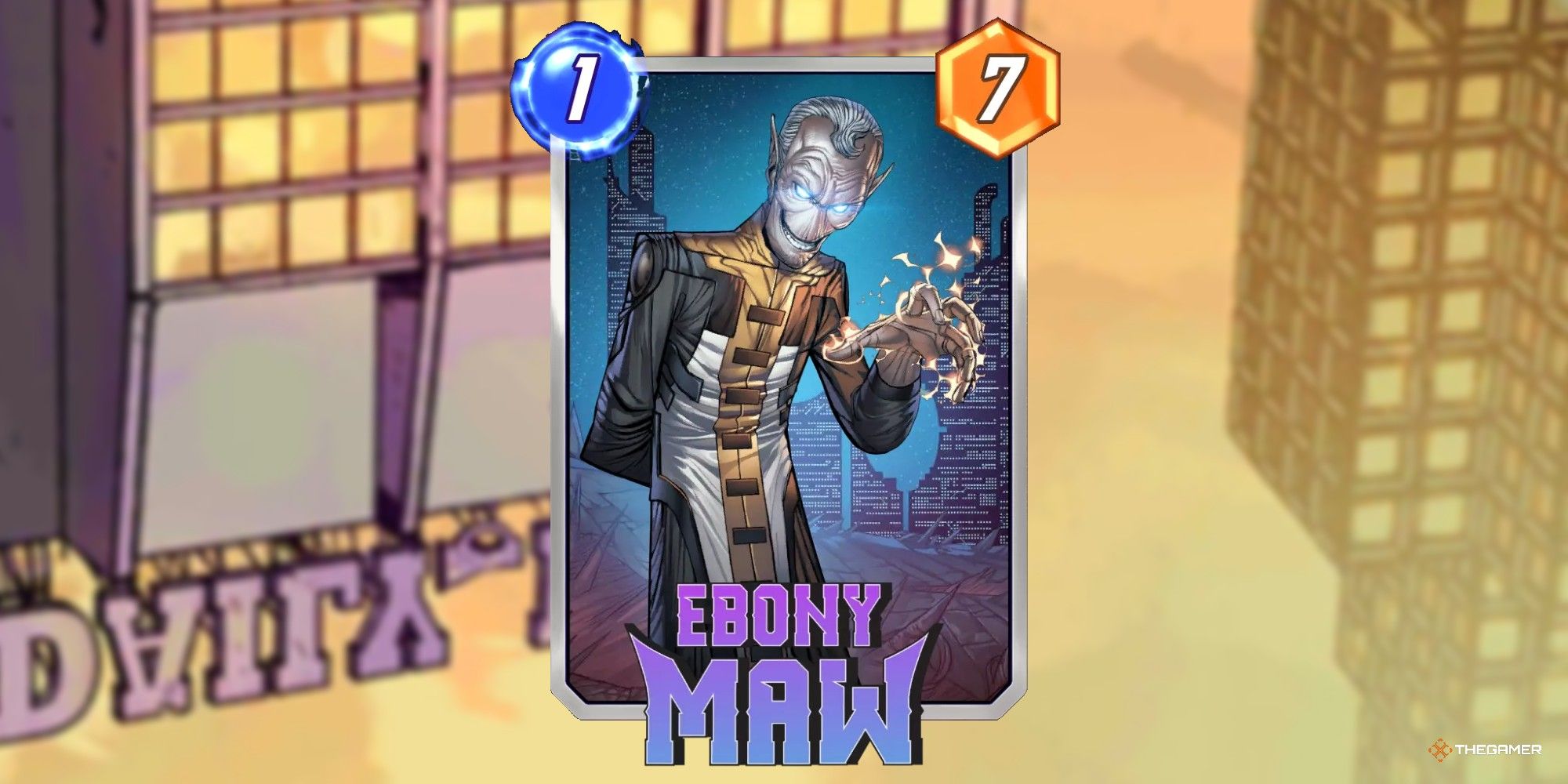 Ebony Maw Card in Marvel Snap.