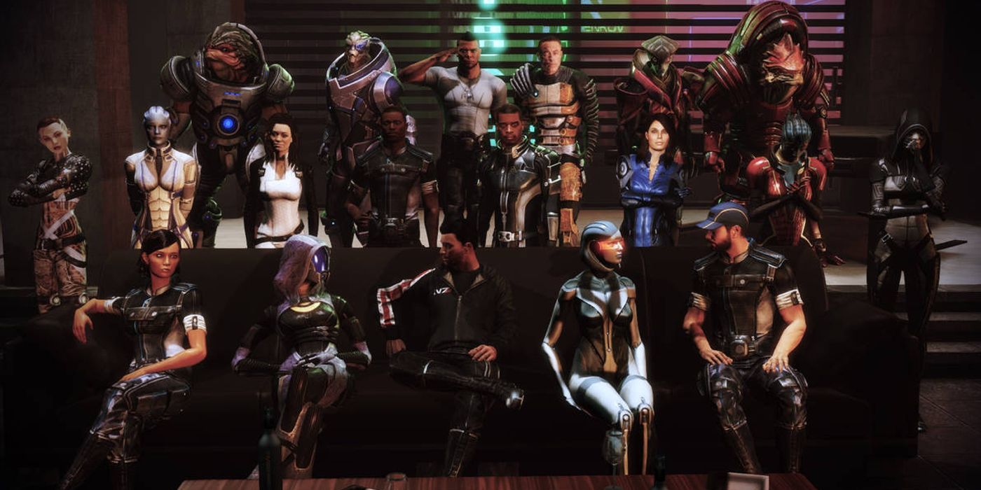 Mass Effect 3 Citadel all characters together