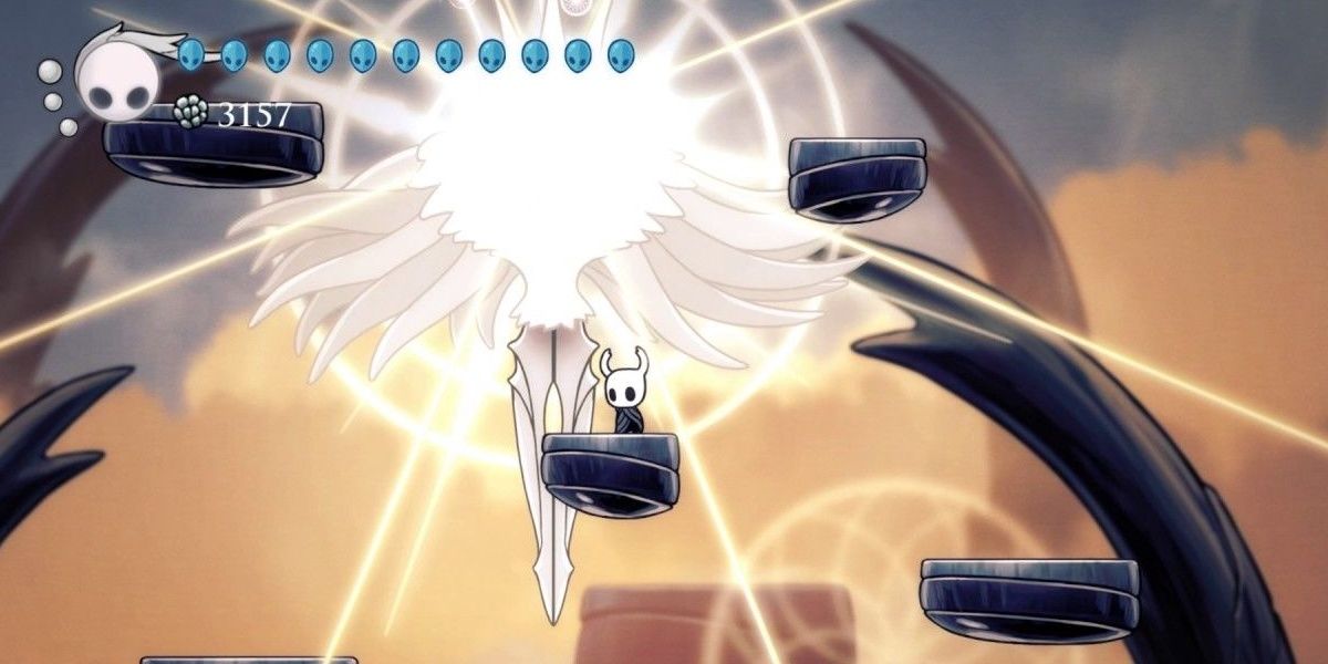 Hollow Knight Fighting The Radiance Boss