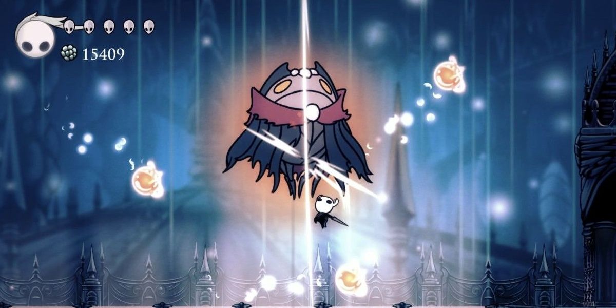 Hollow Knight Fighting Soul Master Boss City of Tears