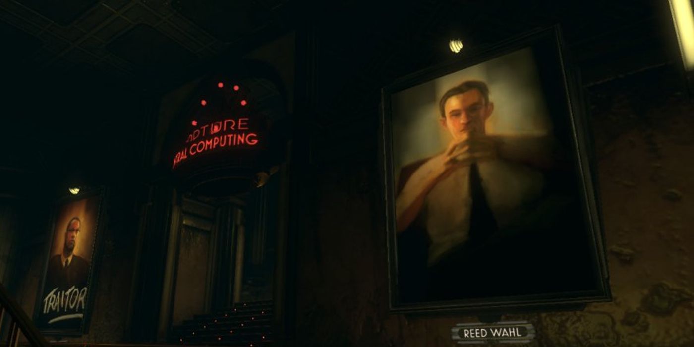 Minervas Den  with reed whal painting in Bioshock 2