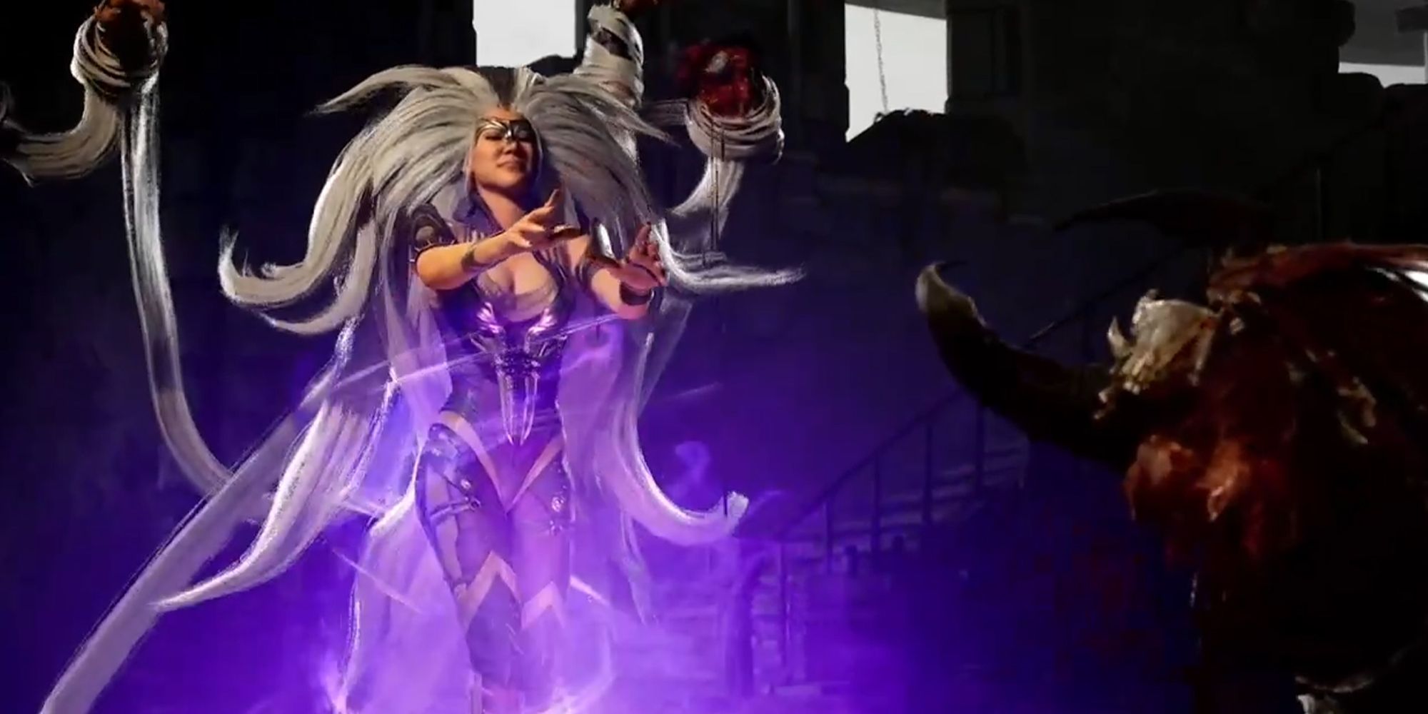 Near inescapable 100% touch of death discovered with Sindel in Mortal Kombat  1