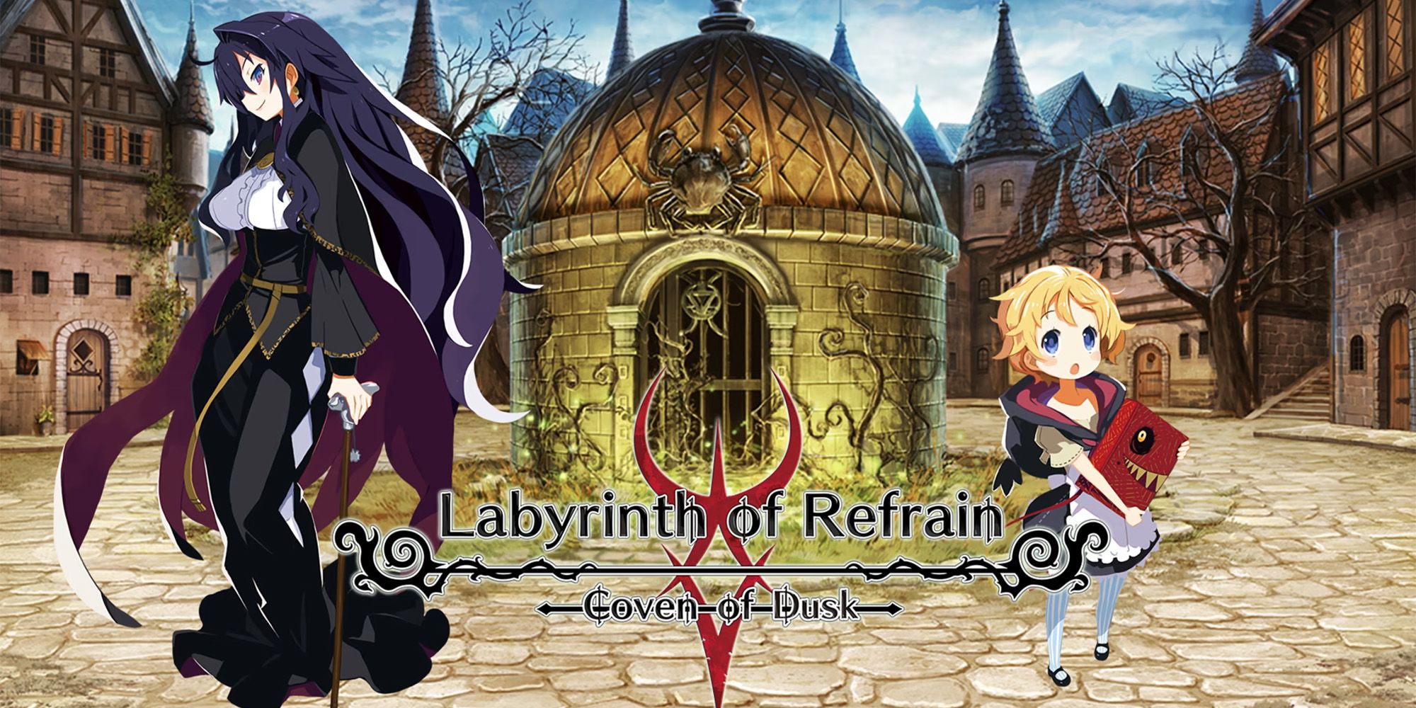 Labyrinth Of Refrain- Coven Of Dusk - Madame Dronya And Her Apprentice In The Middle Of Town