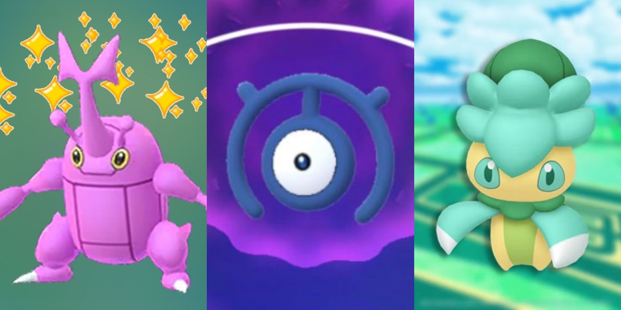 GO FEST BERLIM - 8 UNOWN SHINY, 2 NOVOS SHINIES, PHEROMOSA E SHAYMIN E  MAIS! POKEMON GO FAKEGPS 