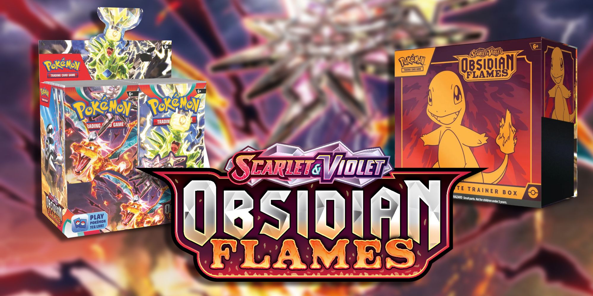 Pokemon Trading Card Game Pokemon Trading Card Game Scarlet & Violet  Obsidian Flames | Sealed Booster Box of 36 Packs