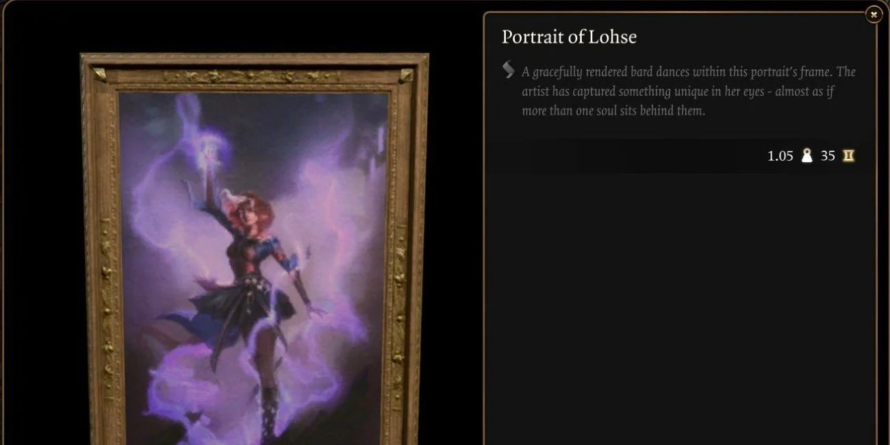 Portrait of Lohse Baldur's Gate 3