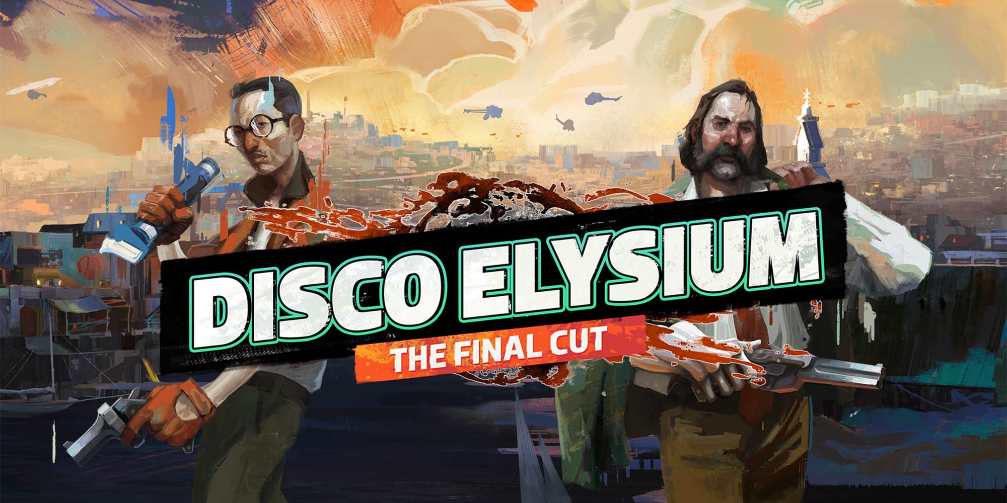 Disco Elysium- The Final Cut Collector’s Edition - Kim And Harry Standing By The Logo