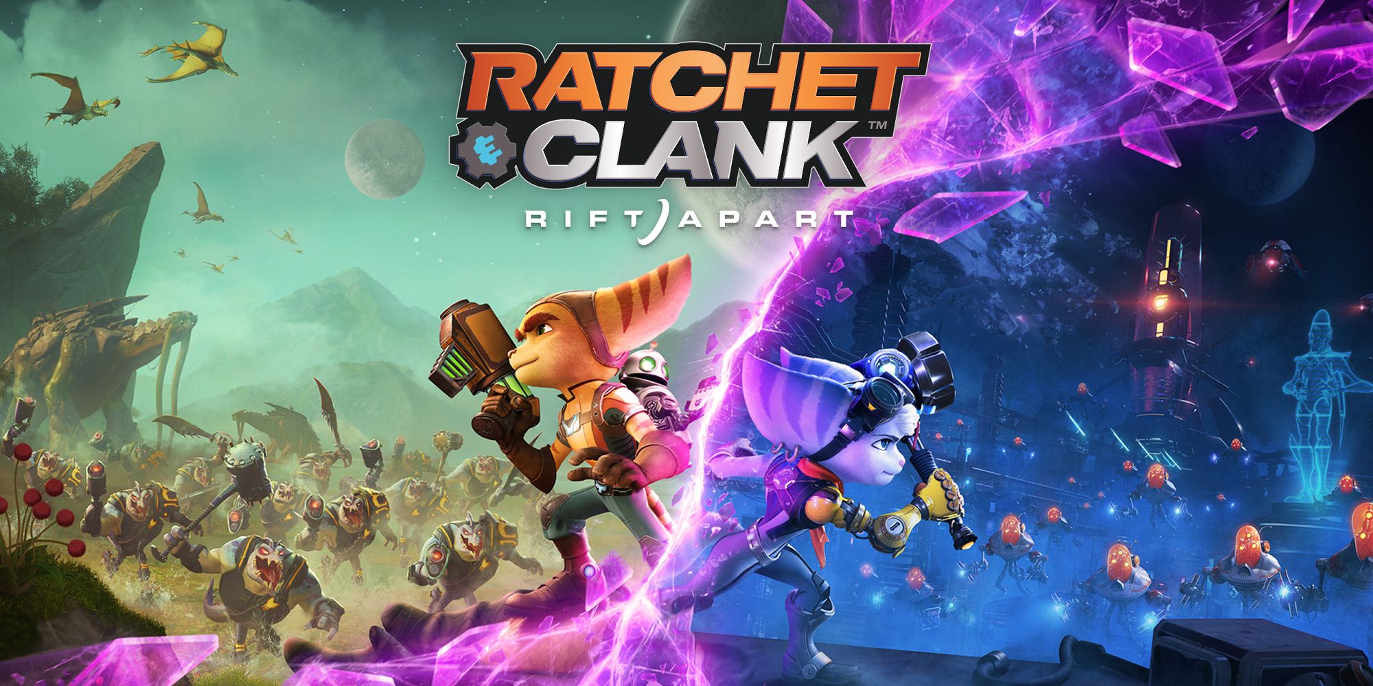 Ratchet & Clank Rift Apart Ratchet, Clank, And Rivet Through A Tear