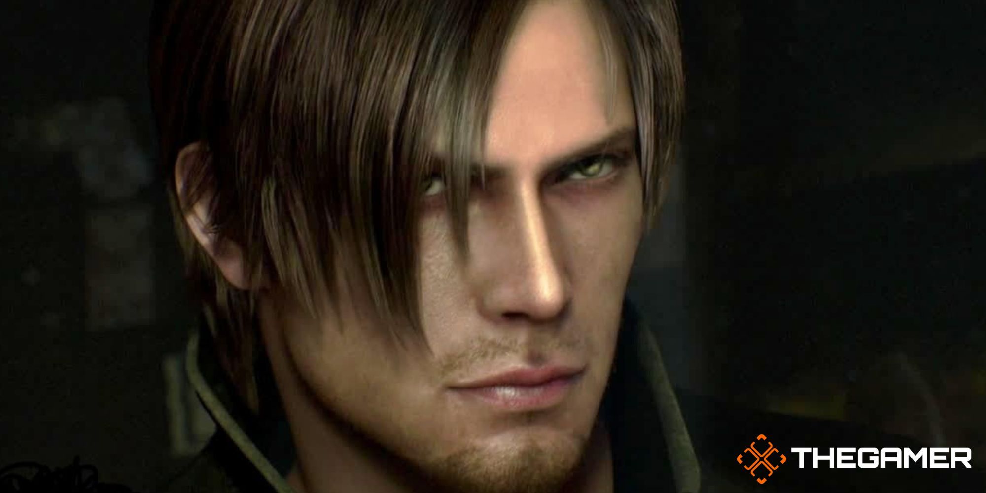 Resident Evil Damnation's Leon close up