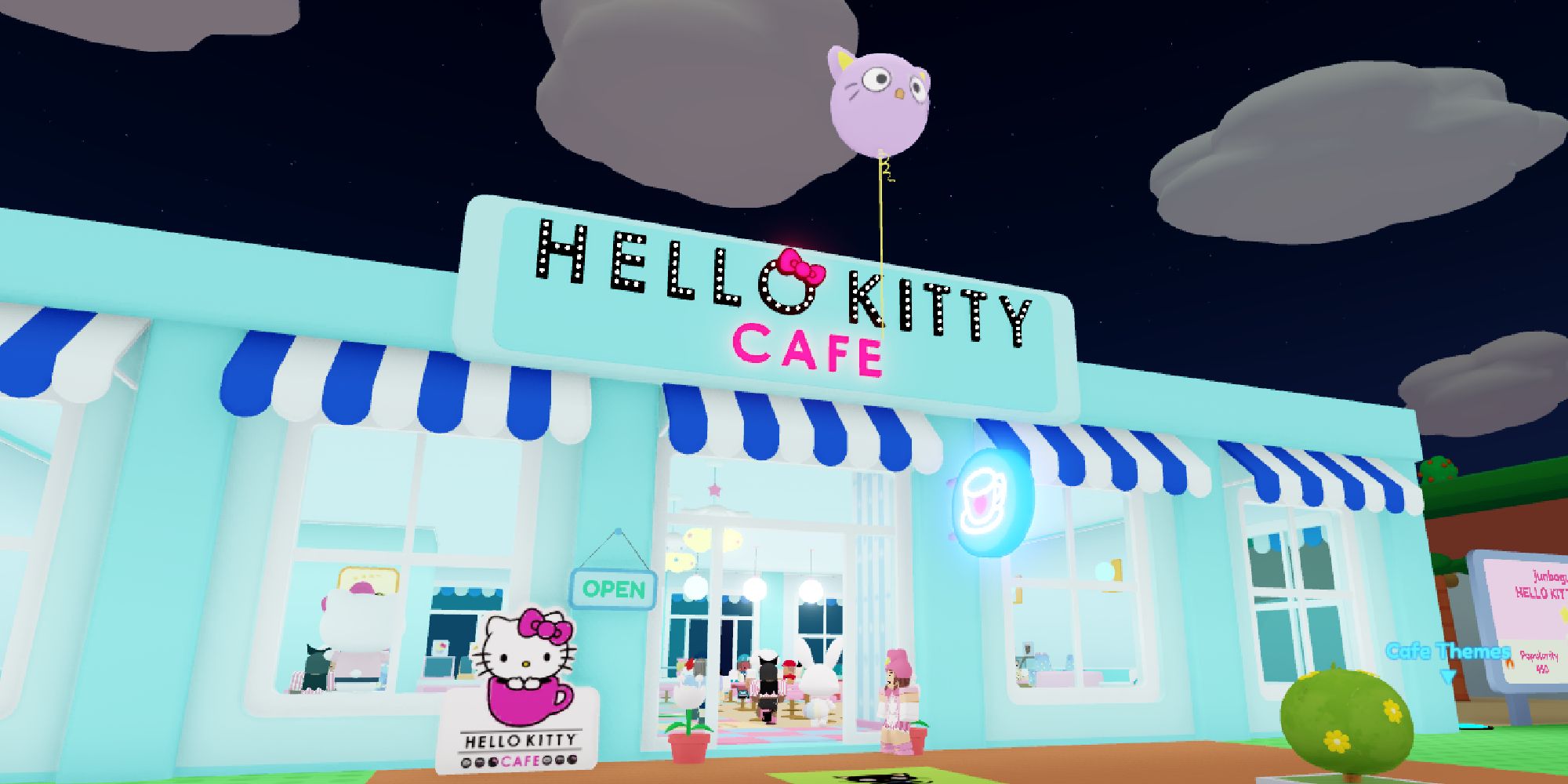 roblox my hello kitty cafe player cafe exterior