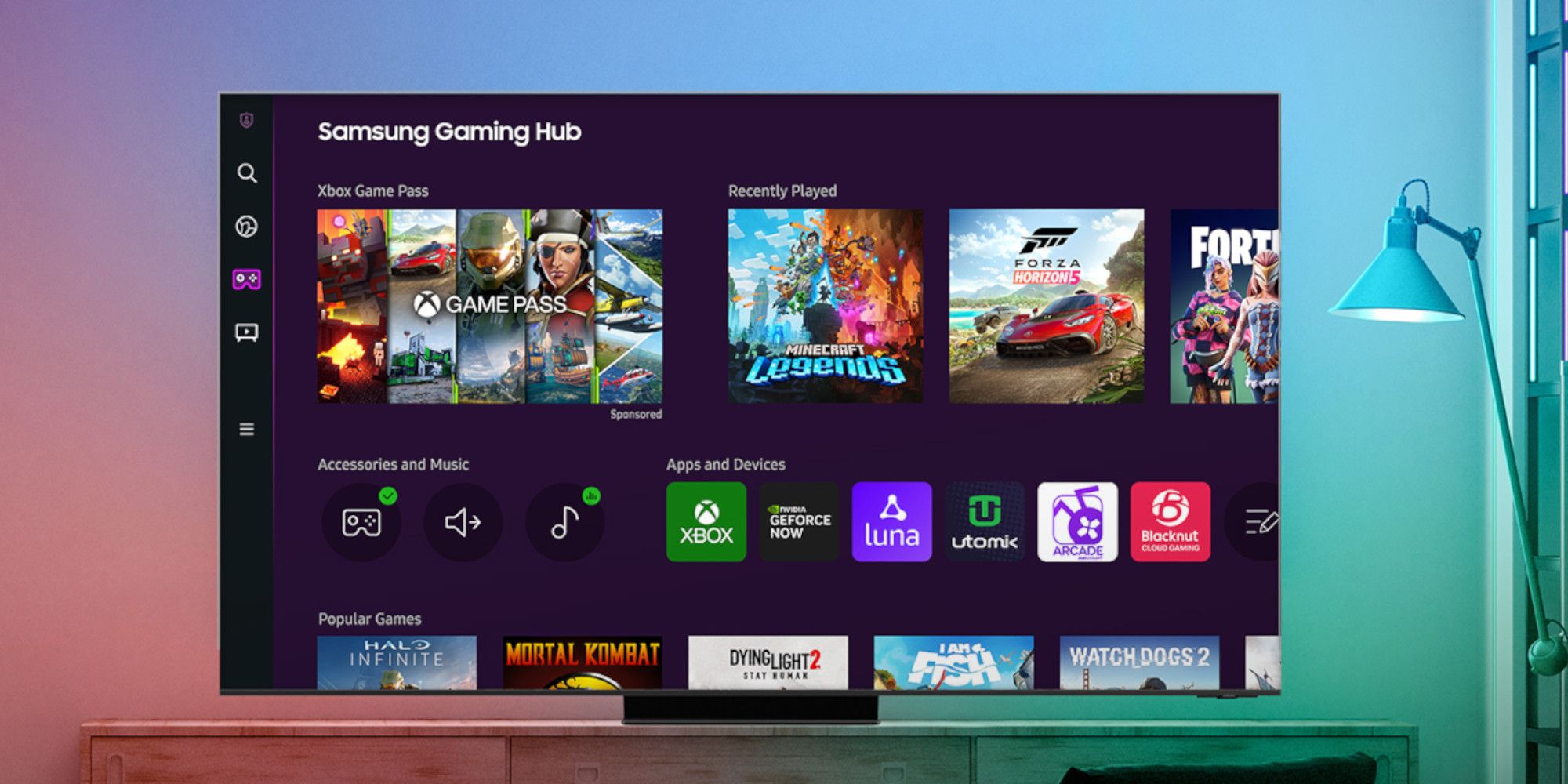 Xbox Game Pass streaming on Samsung TVs