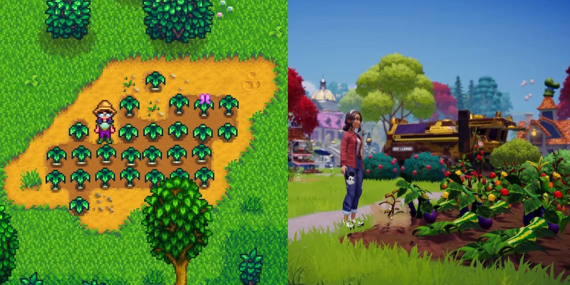 Best Gardening Games On Steam featuring Stardew Valley and Disney Dreamlight Valley