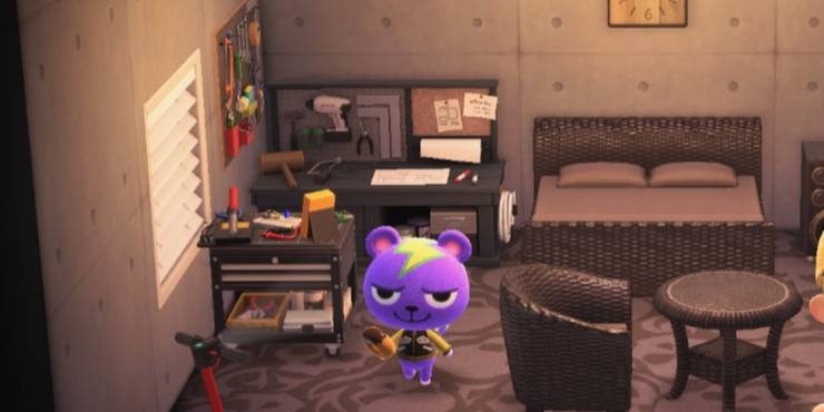 Static carrying a donut in Animal Crossing New Horizons