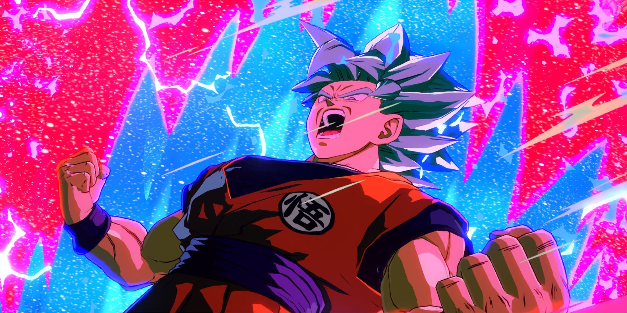 Super Saiyan God Goku using Kaioken.