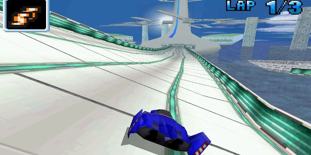 The Big Blue race track from F Zero GX