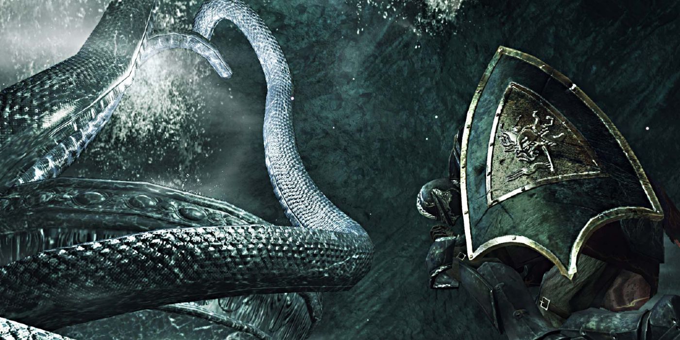 The Lost Crowns Dark Souls II shield and snake