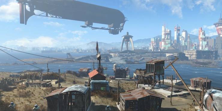 The many settlements in Fallout 4