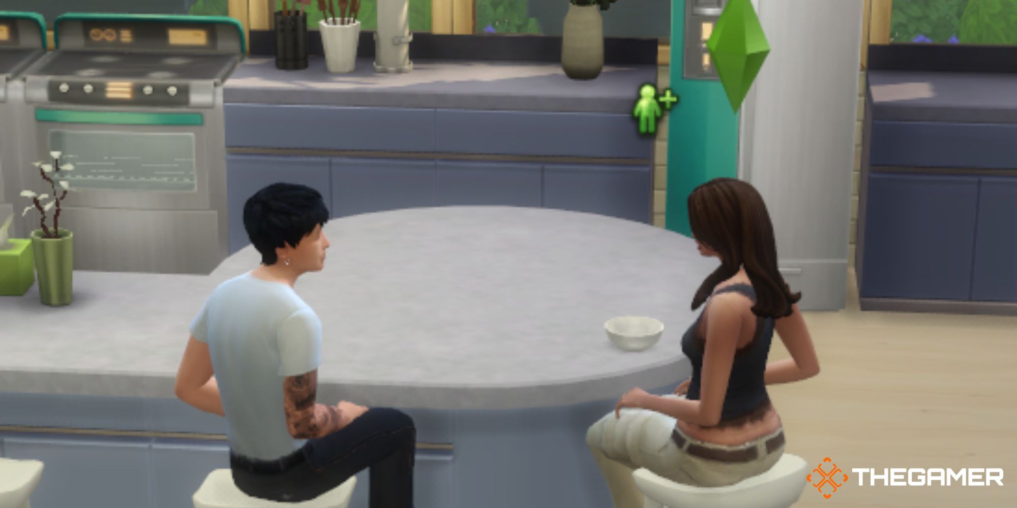 two friends with good compatibility in the sims 4