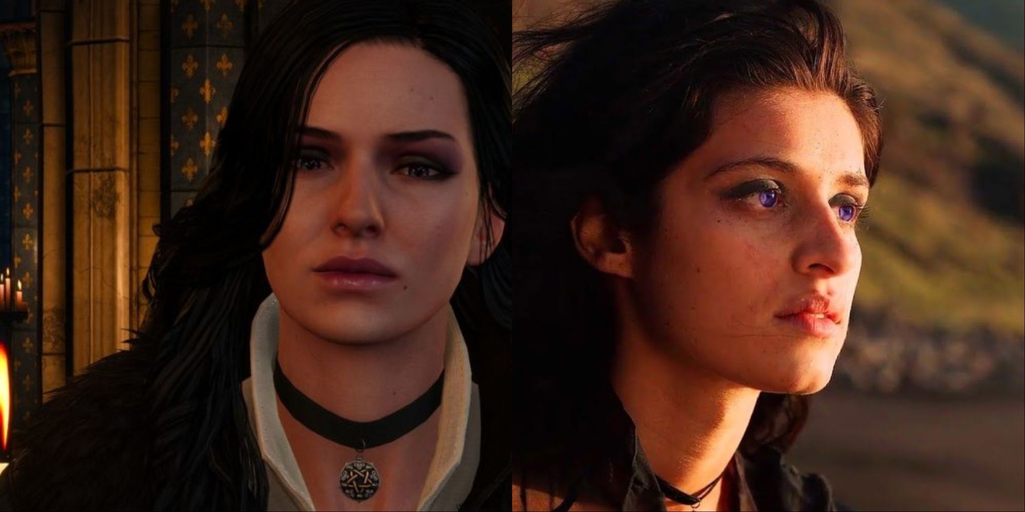 The Witcher Yennefer Quotes Featured Split Image Of Yennefer From The Witcher 3 and Yennefer From The Netflix Series